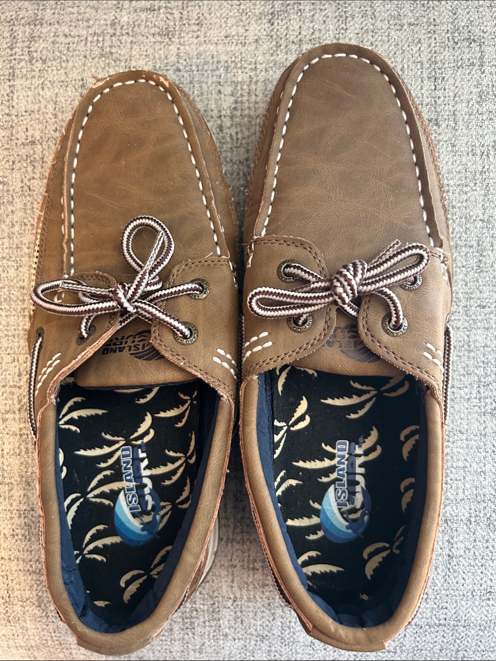 Boy’s Brown Leather Boat Shoes